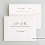 "Brooks" - Wedding Thank You Cards in Vanilla by Kristie Kern - FREE Recipient Addressing