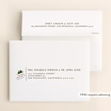 "Mountain View" - Wedding Thank You Cards in Pine Green by Ariel Rutland - FREE Recipient Addressing