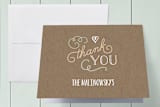"Our Big Wedding" - Wedding Thank You Cards in Kraft by Lori Wemple - Front