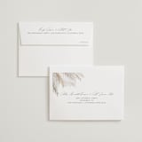 "Pampas & Palms" - Wedding Thank You Cards in Ash by Kaydi Bishop - FREE Recipient Addressing