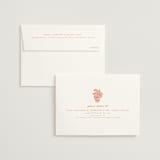 "Heritage Paisley" - Wedding Thank You Cards in Tangerine by Kanika Mathur - FREE Recipient Addressing