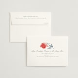 "Orient Garden" - Wedding Thank You Cards in Saffron by Vera Lim - FREE Recipient Addressing