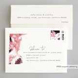 "living coral" - Wedding Thank You Cards in Coral by Phrosné Barwood - FREE Recipient Addressing