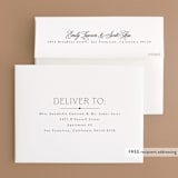 "Capsule" - Wedding Thank You Cards in Stone by Everett Paper Goods - FREE Recipient Addressing