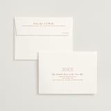 "Modern Ticket" - Wedding Thank You Cards in Rust by Alethea and Ruth - FREE Recipient Addressing