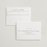 "Panoramic" - Wedding Thank You Cards in Cloud by Heather Schertzer - FREE Recipient Addressing