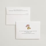 "Dahlia Season" - Wedding Thank You Cards in Navy by Olivia Kanaley Inman - FREE Recipient Addressing