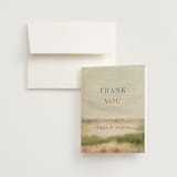 "Bluestem Fields" - Wedding Thank You Cards in Meadow by Holly Whitcomb - Front