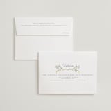 "Monogrammed" - Wedding Thank You Cards in Spring by Petra Kern - FREE Recipient Addressing