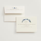 "Nilgiri" - Wedding Thank You Cards in Blueberry by Creo Study - FREE Recipient Addressing