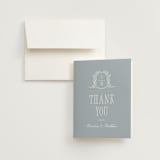 "Hartford" - Wedding Thank You Cards in Powder by Erin L. Wilson - Front