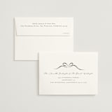 "Bow" - Wedding Thank You Cards in Tuxedo by Corinne Malesic - FREE Recipient Addressing