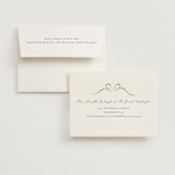 "Bow" - Wedding Thank You Cards in Sage by Corinne Malesic - FREE Recipient Addressing