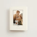 "Regal" - Wedding Thank You Cards in Snow by Melinda Denison - Front