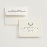 "etched floral" - Wedding Thank You Cards in Stone by Phrosné Barwood - FREE Recipient Addressing