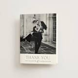 "Grande" - Wedding Thank You Cards in Cotton by Carolyn Nicks - Front