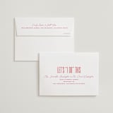 "Pop Romance" - Wedding Thank You Cards in Fruit Punch by Ashley DeMeyere - FREE Recipient Addressing
