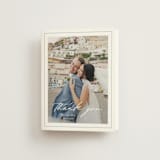 "Modern Air" - Wedding Thank You Cards in Dusty Blue by Stacey Meacham - Front