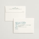 "Bloom" - Wedding Thank You Cards in Waterfall by Kelly Watkins - FREE Recipient Addressing