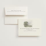 "Hillside" - Wedding Thank You Cards in Moss by Hannah Williams - FREE Recipient Addressing