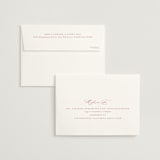 "Everlasting" - Wedding Thank You Cards in Carnation by Jennifer Postorino - FREE Recipient Addressing