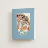 "Sienna" - Wedding Thank You Cards in Skyblue by Ellen Schlegelmilch - Front