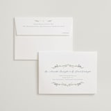 "Vintage Whimsy" - Wedding Thank You Cards in Bluebell by Corinne Malesic - FREE Recipient Addressing