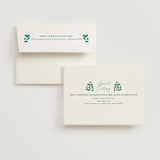 "Le Jardin" - Wedding Thank You Cards in Petal by Elly - FREE Recipient Addressing