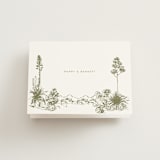"Rancho" - Wedding Thank You Cards in Verde by Megan Davis - Front