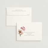 "Chalk Floral" - Wedding Thank You Cards in Dove by Olivia Kanaley Inman - FREE Recipient Addressing