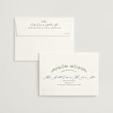 "Monogramed Arch" - Wedding Thank You Cards in Mojito by Susan Moyal - FREE Recipient Addressing