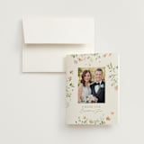 "Brynn" - Wedding Thank You Cards in Toffee by Everett Paper Goods - Front