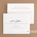 "Foothills" - Wedding Thank You Cards in Grass by Alethea and Ruth - FREE Recipient Addressing