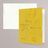 "Sophia" - Wedding Thank You Cards in Sunshine by Ani Somi - Front
