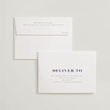 "Centro" - Wedding Thank You Cards in Marseille Bleu by Up Up Creative - FREE Recipient Addressing