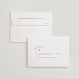 "Modern Aligned" - Wedding Thank You Cards in Creampuff by Carolyn MacLaren - FREE Recipient Addressing