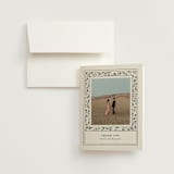 "Hansen" - Wedding Thank You Cards in Almond by Stephanie Hawkes - Front