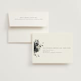 "Vintage Botanical" - Wedding Thank You Cards in Midnight by Grace Kreinbrink - FREE Recipient Addressing