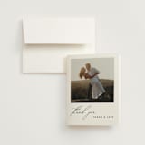 "the script" - Wedding Thank You Cards in Tuxedo by Genna Blackburn - Front