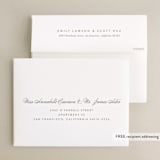 "Classic Lux" - Wedding Thank You Cards in Blush by Stacey Day - FREE Recipient Addressing