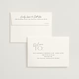 "The Ultimate After Party" - Wedding Thank You Cards in Fog by Becky Nimoy - FREE Recipient Addressing