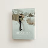 "Warm affection" - Wedding Thank You Cards in Cotton by Stacey Meacham - Front
