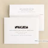 "West Side" - Wedding Thank You Cards in Slate by Hudson meet Rose - FREE Recipient Addressing