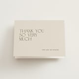 "Eisin" - Wedding Thank You Cards in Vanilla Bean by Pati Cascino - Front
