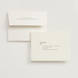 "Eisin" - Wedding Thank You Cards in Vanilla Bean by Pati Cascino - FREE Recipient Addressing