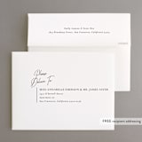 "Opera" - Wedding Thank You Cards in Tuxedo by Jackie Mangiolino - FREE Recipient Addressing