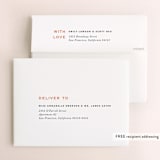 "Top to Bottom" - Wedding Thank You Cards in Evergreen by Kindred Fields - FREE Recipient Addressing