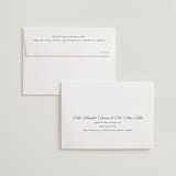 "Sincerity" - Wedding Thank You Cards in Noir by Kimberly FitzSimons - FREE Recipient Addressing