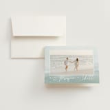 "Seaside" - Wedding Thank You Cards in Seaglass by Rebecca Durflinger - Front