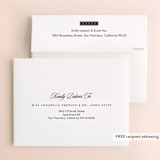 "Initials Circle Arch" - Wedding Thank You Cards in Latte by FRANI - FREE Recipient Addressing